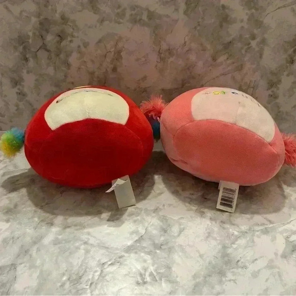 Squishmallow Paco the Parrot Cookie the Flamingo “Besties Forever” 7” Plush Set - Picture 4 of 4